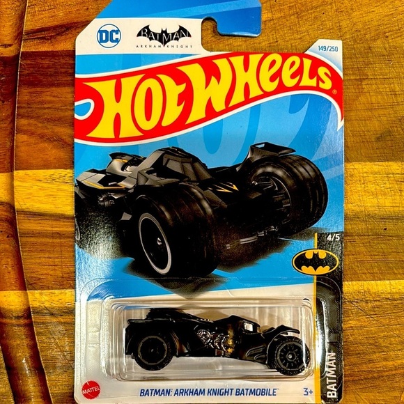 Hot Wheels Other - Hot Wheels Black Batmobile Toy Car